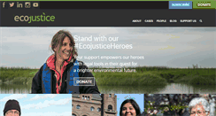 Desktop Screenshot of ecojustice.ca