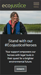Mobile Screenshot of ecojustice.ca